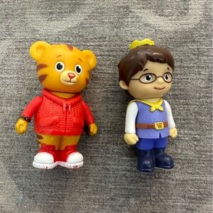 Daniel Tiger & Prince Wednesday figurines